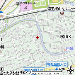桜山テラス周辺の地図