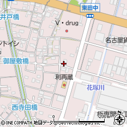 愛知県小牧市東田中1820周辺の地図