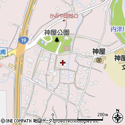 愛知県春日井市神屋町1809周辺の地図