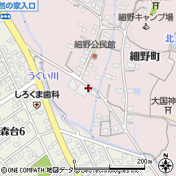 愛知県春日井市細野町3098周辺の地図