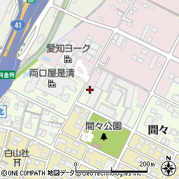 愛知県小牧市間々348周辺の地図