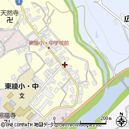 京都府綾部市東山町（山家）周辺の地図
