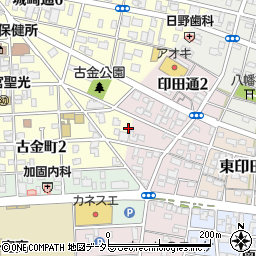 愛知県一宮市古金町2丁目28周辺の地図