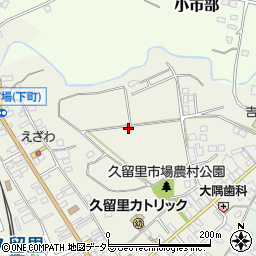 千葉県君津市久留里市場周辺の地図