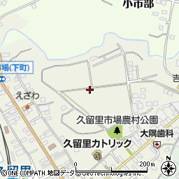 千葉県君津市久留里市場周辺の地図