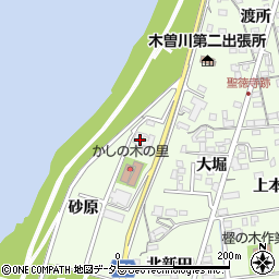 愛知県一宮市冨田砂原2151周辺の地図