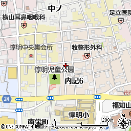 京都府福知山市内記87周辺の地図