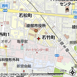 京都府綾部市若竹町42周辺の地図