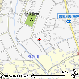 神奈川県小田原市曽我別所周辺の地図