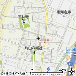 愛知県小牧市村中394周辺の地図