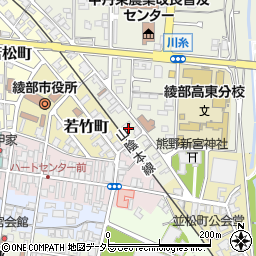 京都府綾部市川糸町下番取周辺の地図