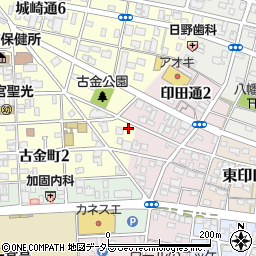 愛知県一宮市古金町2丁目28-3周辺の地図