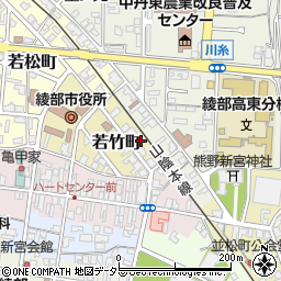 京都府綾部市若竹町下番取55周辺の地図