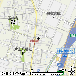愛知県小牧市村中740周辺の地図