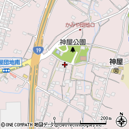 愛知県春日井市神屋町1803周辺の地図