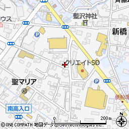 静岡県御殿場市新橋周辺の地図