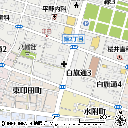 愛知県一宮市白旗通の地図 住所一覧検索 地図マピオン