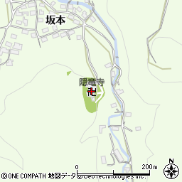 隠竜寺周辺の地図
