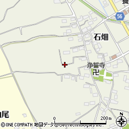 岐阜県養老町（養老郡）石畑周辺の地図