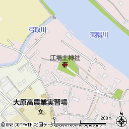 江場土神社周辺の地図