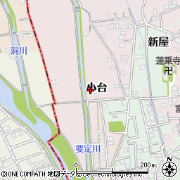神奈川県小田原市小台269周辺の地図