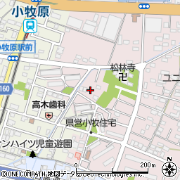 愛知県小牧市東田中789周辺の地図