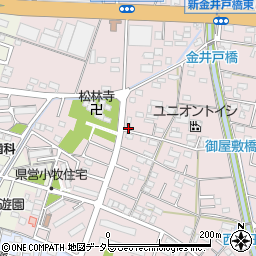 愛知県小牧市東田中757周辺の地図