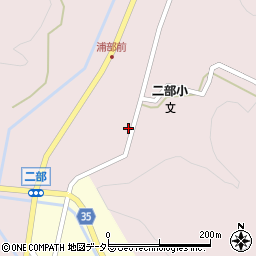 鳥取県西伯郡伯耆町二部606周辺の地図