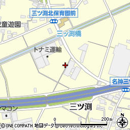 愛知県小牧市三ツ渕2133周辺の地図