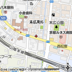 ノエビア福知山末広販売代理店周辺の地図