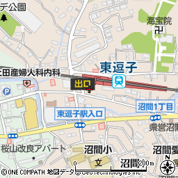 ＪＲ東逗子駅前ビル周辺の地図