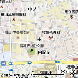 大槻・京染店周辺の地図