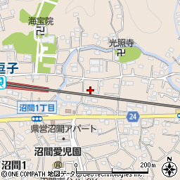 神奈川県逗子市沼間2丁目16-1周辺の地図