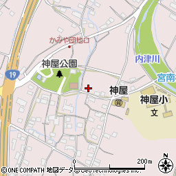 愛知県春日井市神屋町935周辺の地図