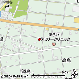 愛知県一宮市南小渕大日周辺の地図
