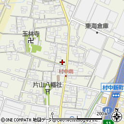 愛知県小牧市村中736周辺の地図