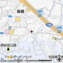 静岡県御殿場市新橋395周辺の地図