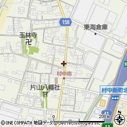 愛知県小牧市村中741周辺の地図