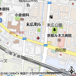 ポレスター弐番館周辺の地図