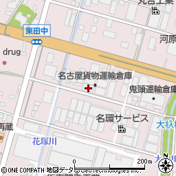 愛知県小牧市東田中2051周辺の地図