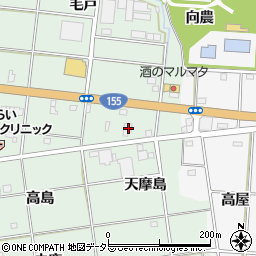 愛知県一宮市南小渕小森74周辺の地図