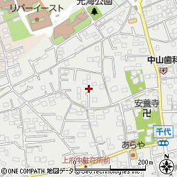 神奈川県小田原市千代周辺の地図