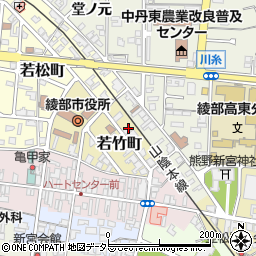 京都府綾部市若竹町下番取50周辺の地図