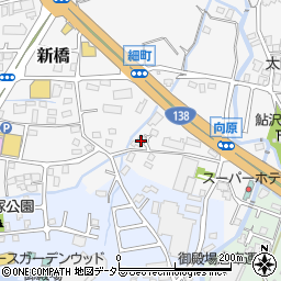 静岡県御殿場市新橋296周辺の地図