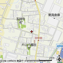 愛知県小牧市村中710周辺の地図