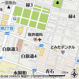 信用組合愛知商銀一宮支店周辺の地図