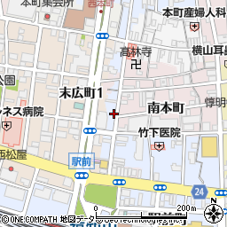 京都府福知山市南本町21周辺の地図