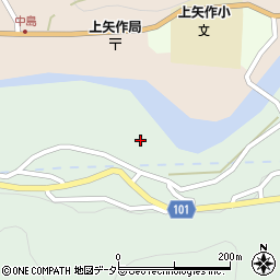 岐阜県恵那市上矢作町島周辺の地図