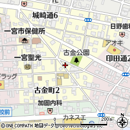 〒491-0867 愛知県一宮市古金町の地図
