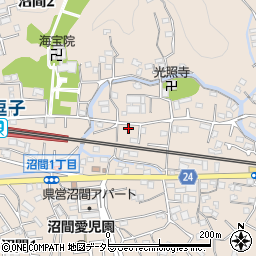 神奈川県逗子市沼間2丁目16-7周辺の地図